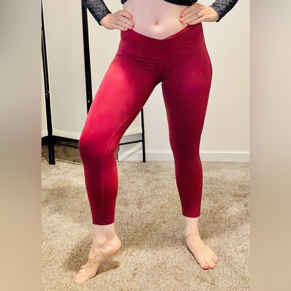 Z by Zella Leggings in Red Pleather